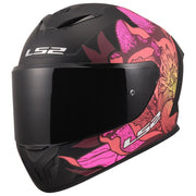LS2 FF820 RAPID 3 POPPIES 2 Helmet Black Pink
