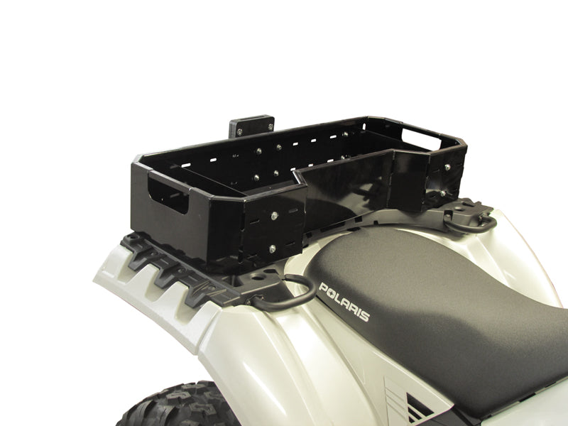 Universal cargo box with saw holder