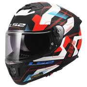 LS2 FF808 STREAM 2 MIKA Helmet White Blue Red