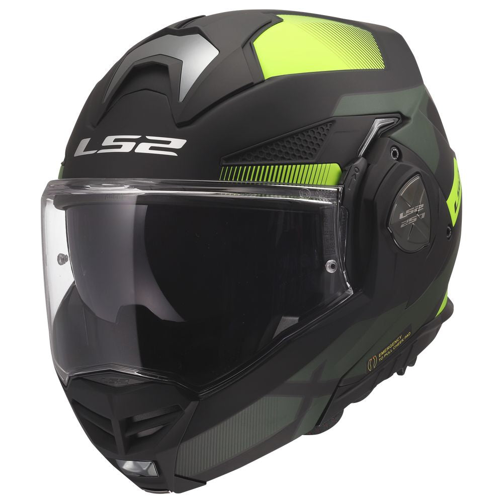 LS2 FF901 ADVANT X NOVA Helmet Black H-V Yellow