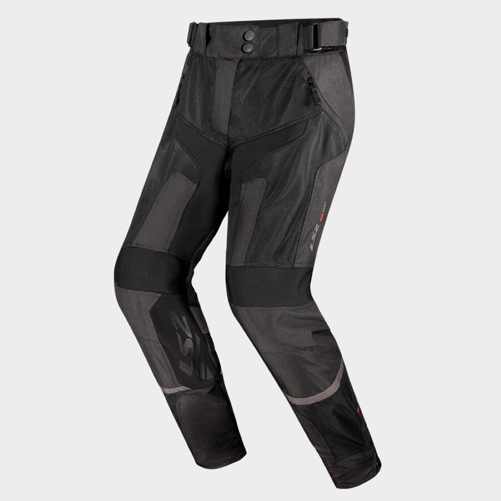 LS2 Como Man Moto Kelnės - Black Dark Grey