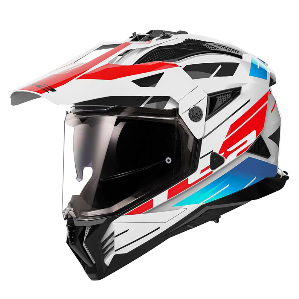 LS2 MX702 PIONEER 2 NAMIB Helmet White Blue Red