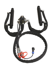 Hydraulic cylinder kit with solenoid – for Iron Baltic V-plow rotation (1800 mm)