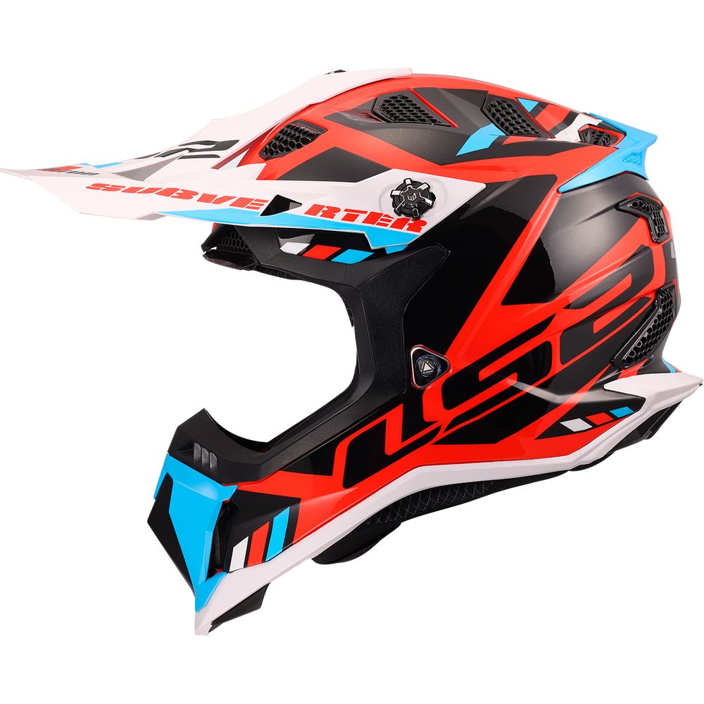 LS2 MX700 SUBVERTER EVO 2 STOMP Helmet White Blue Red