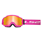 Akiniai LS2 CHARGER GOGGLE Pink/Iridium Visor