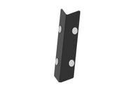 Front top knife for a ridge plough, designed for attachment to a "receiver mount" system