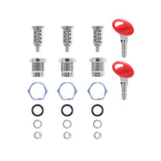 KEY KIT + 3 RED-KEY CYLINDERS