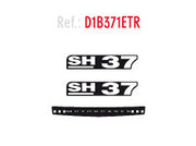 SH37 "SHAD" STICKERS