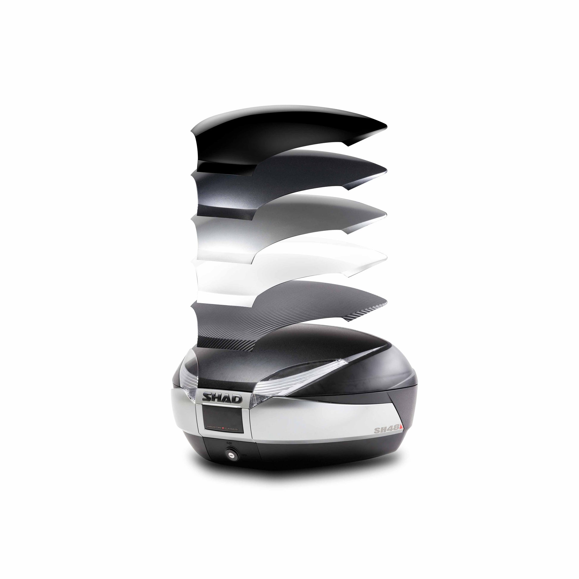 Galinė daiktadėžė SH48 NEW TITANIUM