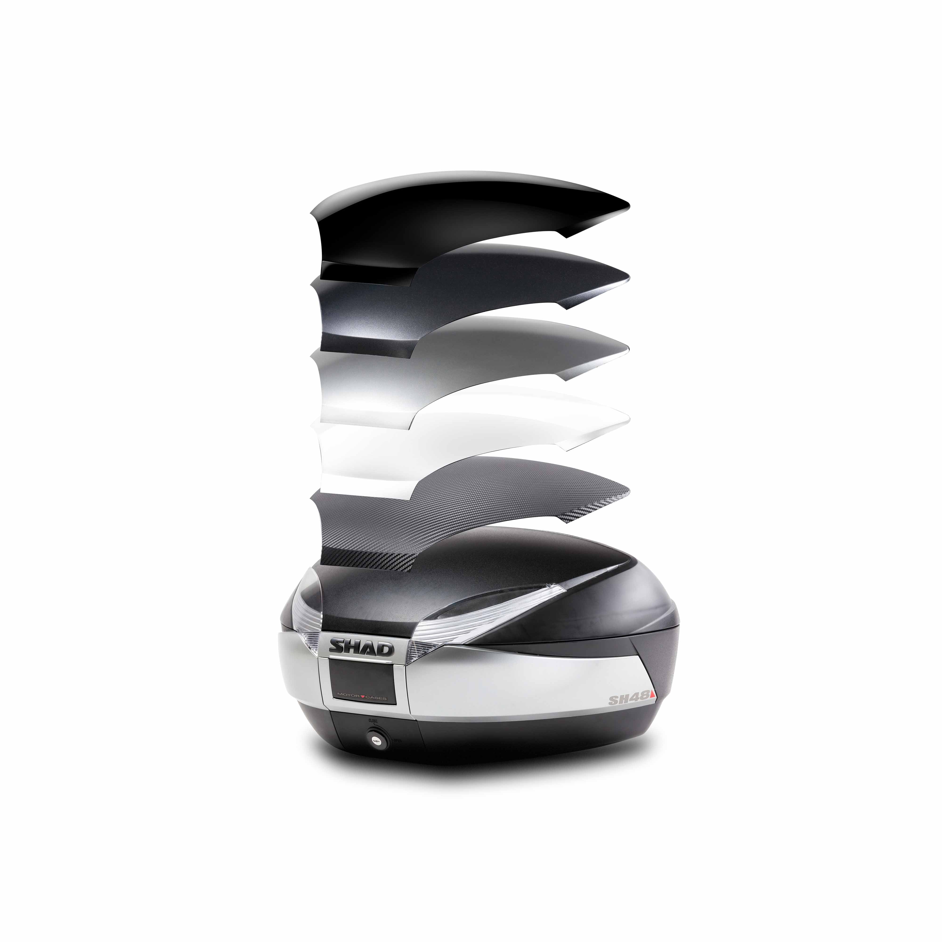 Galinė daiktadėžė SH48 NEW TITANIUM