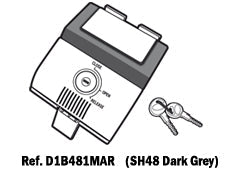 *DARK GREY SH 48 LOCK SYSTEM