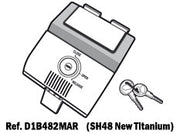 *SH48 LOCK SYSTEM GREY TITANIUM
