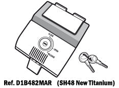 *SH48 LOCK SYSTEM GREY TITANIUM