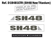 DARK GREY SH48 "SHAD" STICKERS
