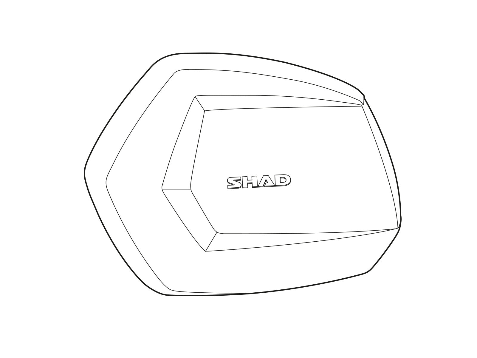 LEFT ALUMINIUM LID SH35