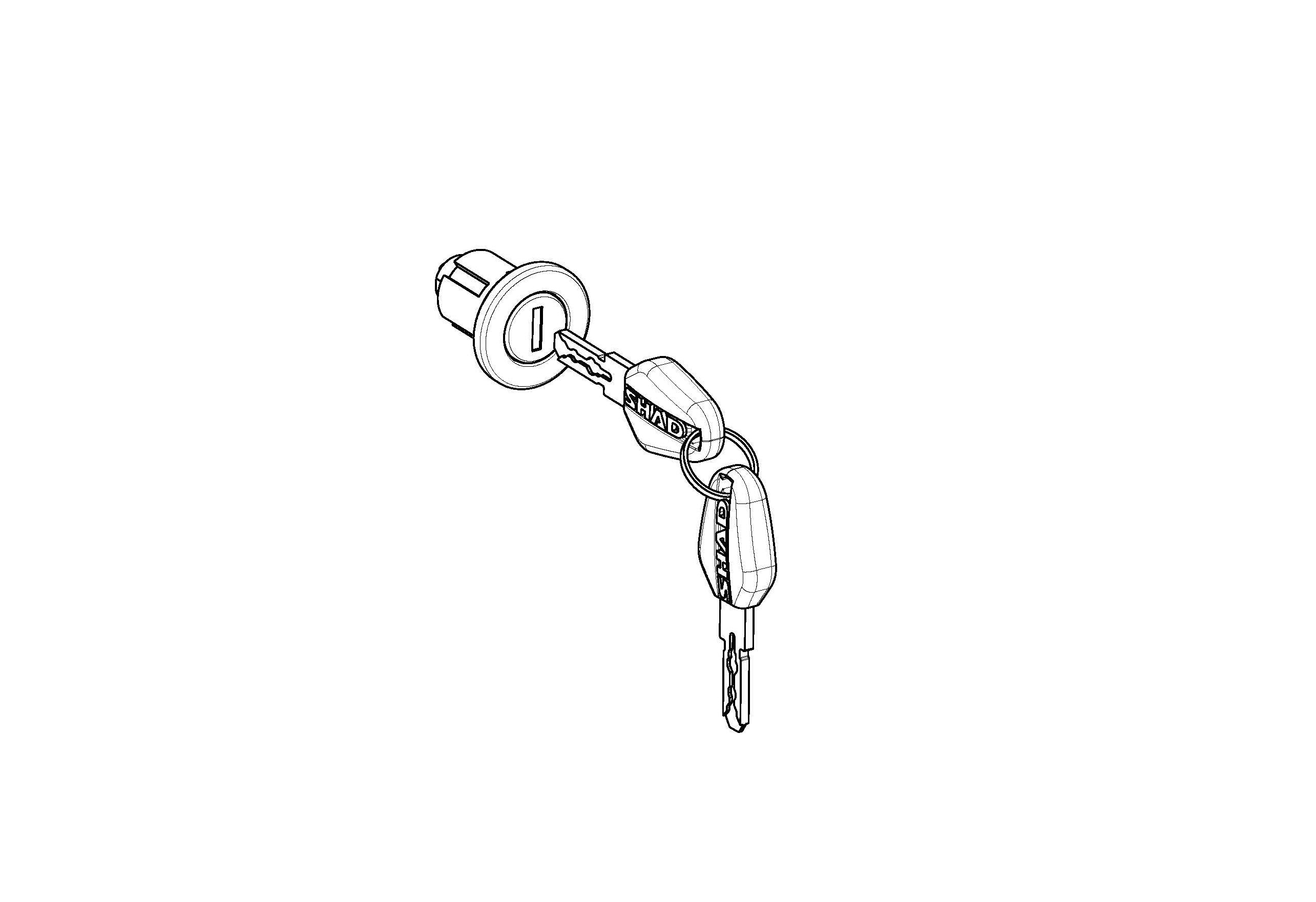 KEY KIT + BLACK-KEY LOCK.