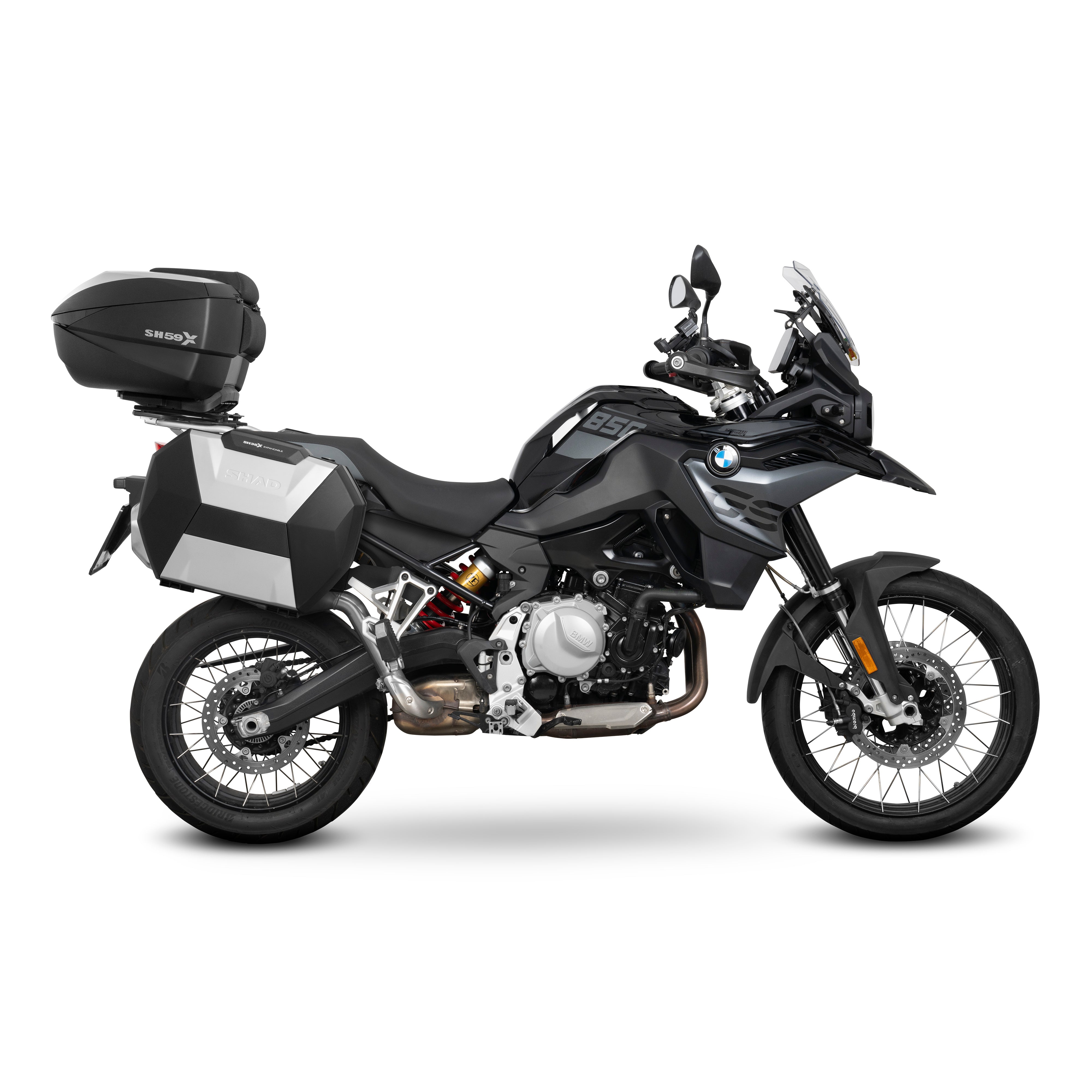 3P sistemos šoninio krepšio tvirtinimo rinkinys BMW F750GS/F800GS/F850GS/ADVENTURE/F900GS ADVENTURE