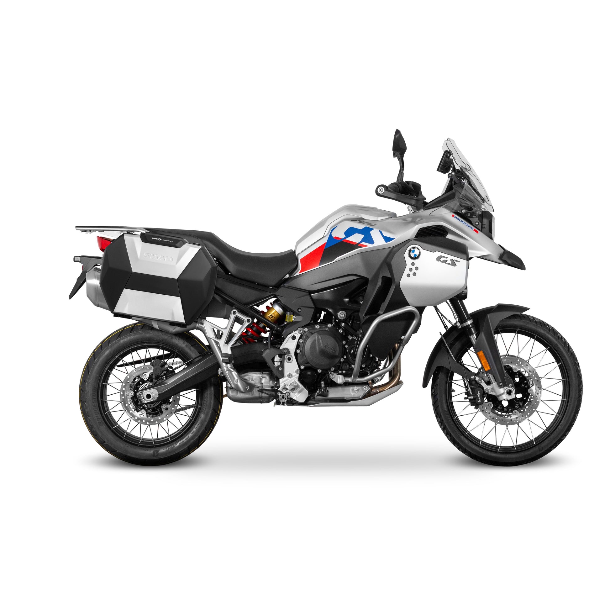 3P sistemos šoninio krepšio tvirtinimo rinkinys BMW F750GS/F800GS/F850GS/ADVENTURE/F900GS ADVENTURE
