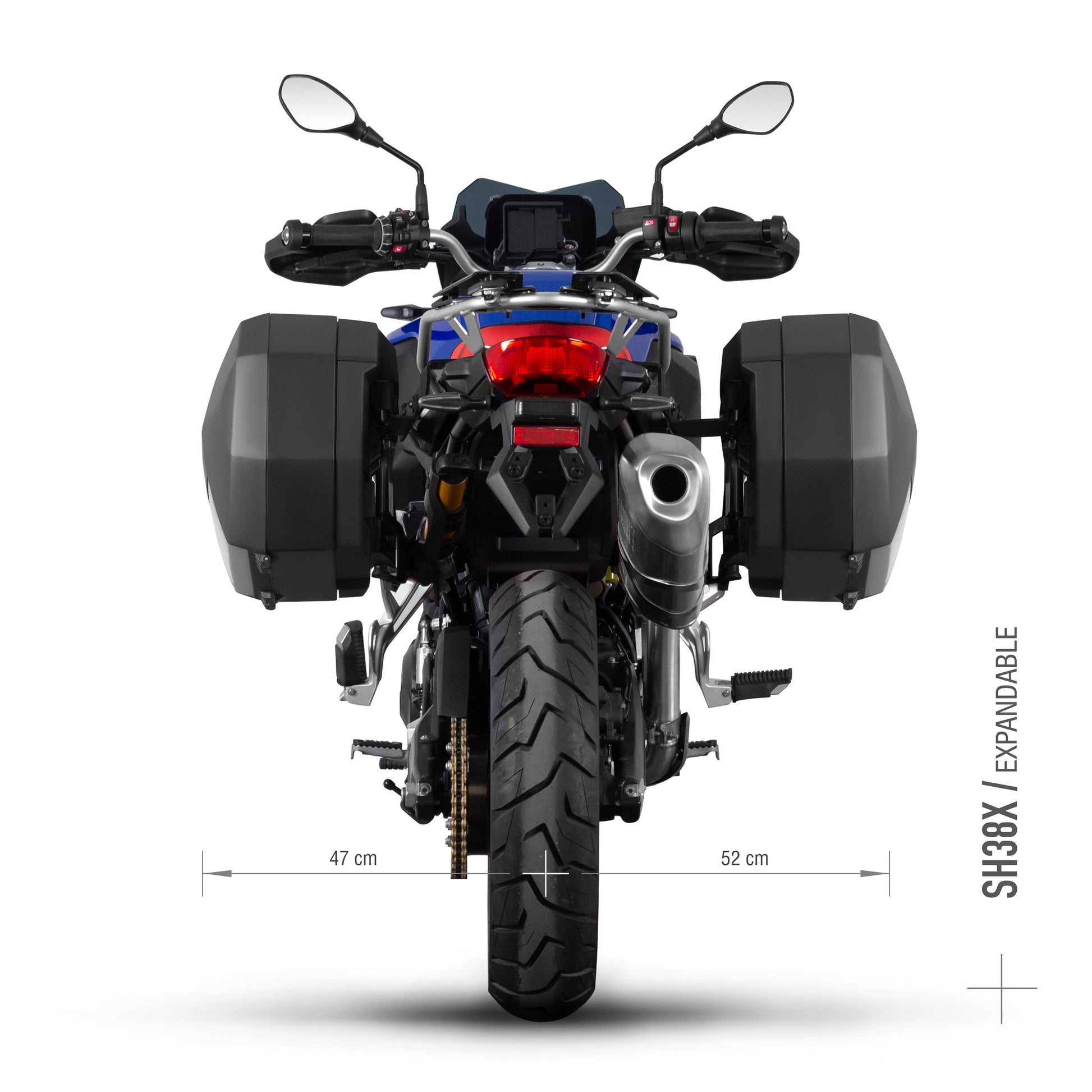 3P sistemos šoninio krepšio tvirtinimo rinkinys BMW F750GS/F800GS/F850GS/ADVENTURE/F900GS ADVENTURE