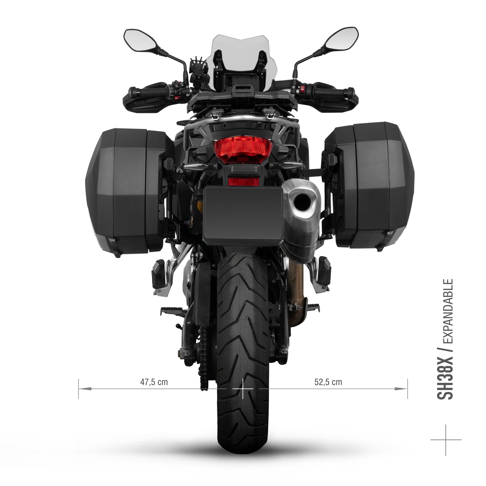 3P sistemos šoninio krepšio tvirtinimo rinkinys BMW F750GS/F800GS/F850GS/ADVENTURE/F900GS ADVENTURE