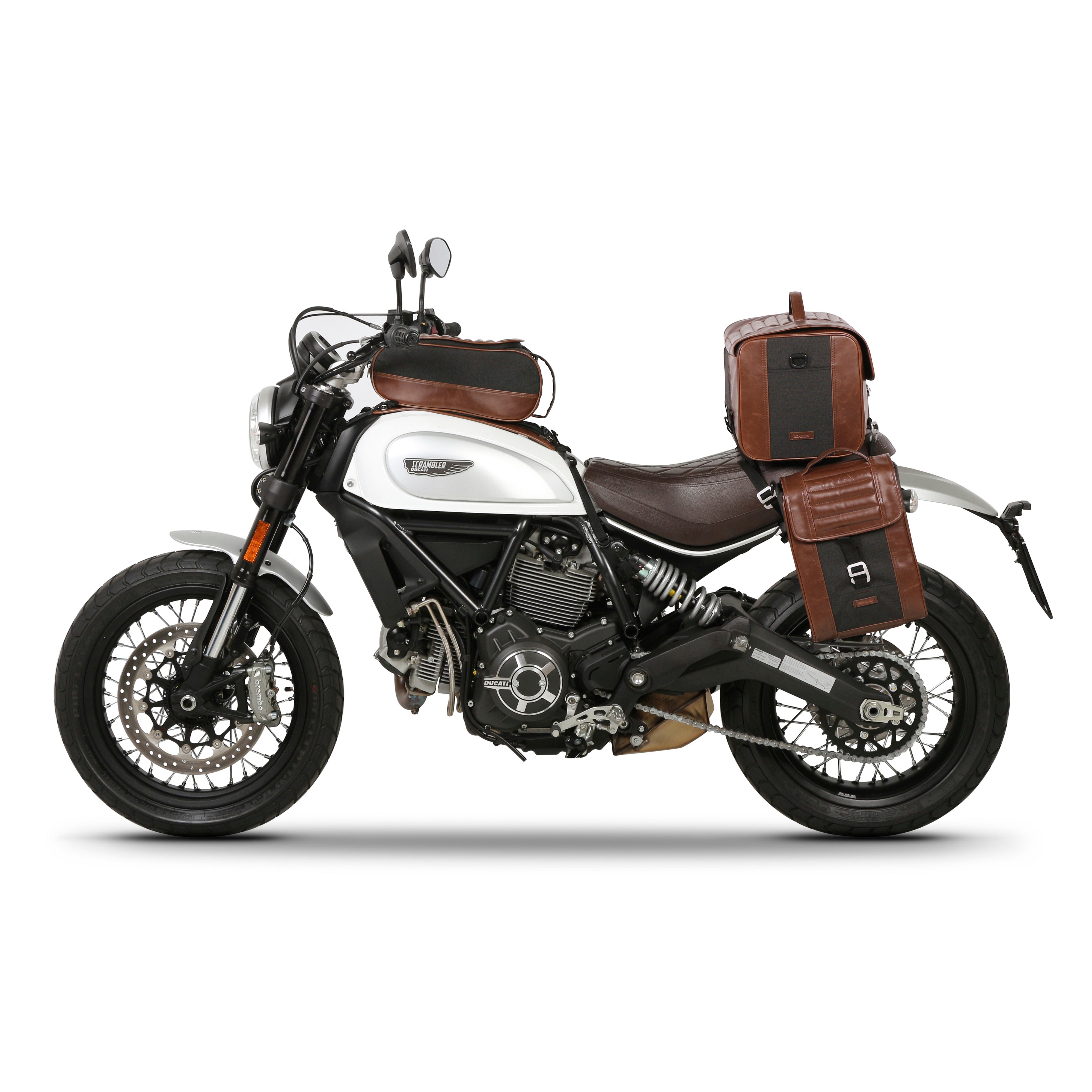 SR šoninio krepšio laikiklio tvirtinimo rinkinys DUCATI SCRAMBLER 800 ICON/CLASSIC