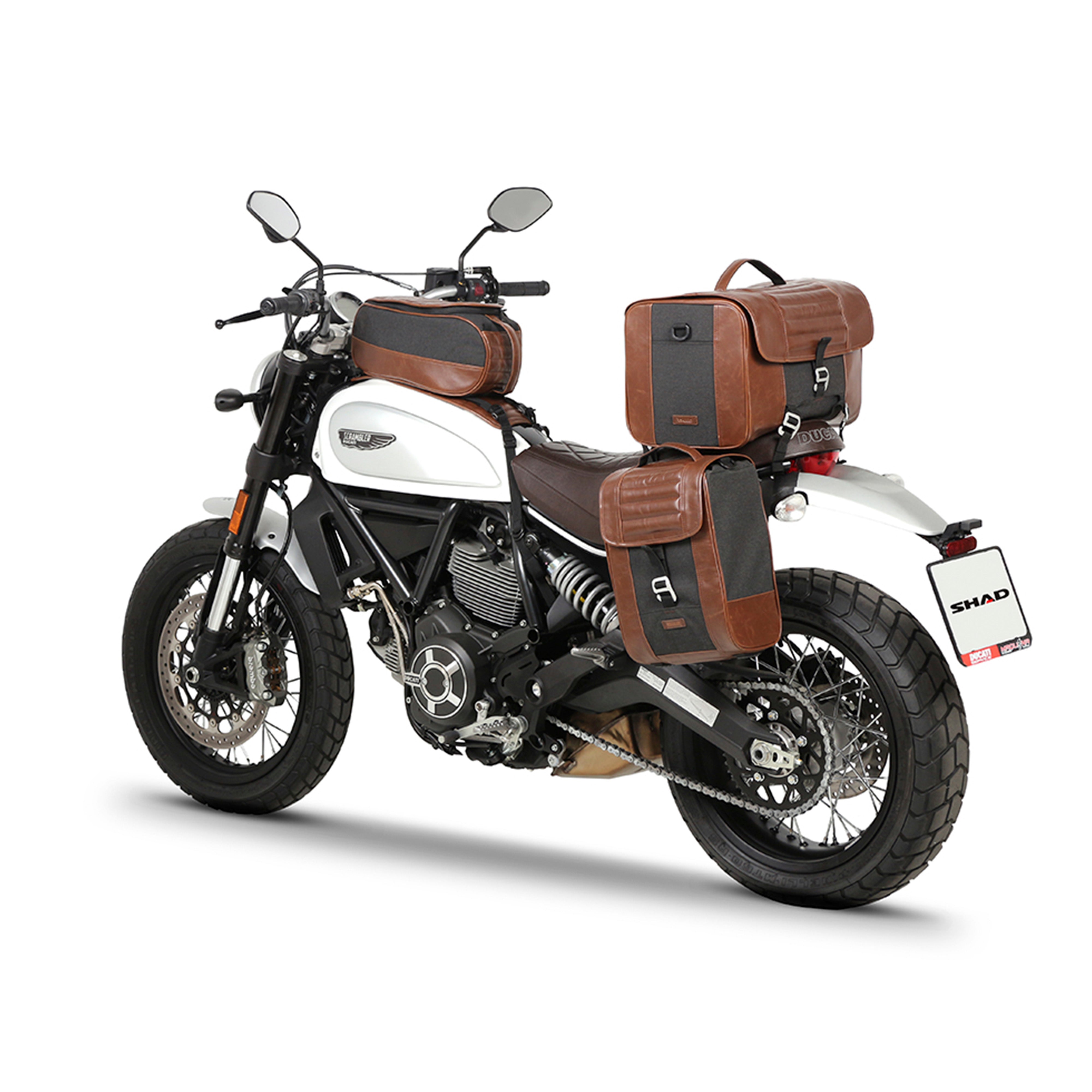 SR šoninio krepšio laikiklio tvirtinimo rinkinys DUCATI SCRAMBLER 800 ICON/CLASSIC
