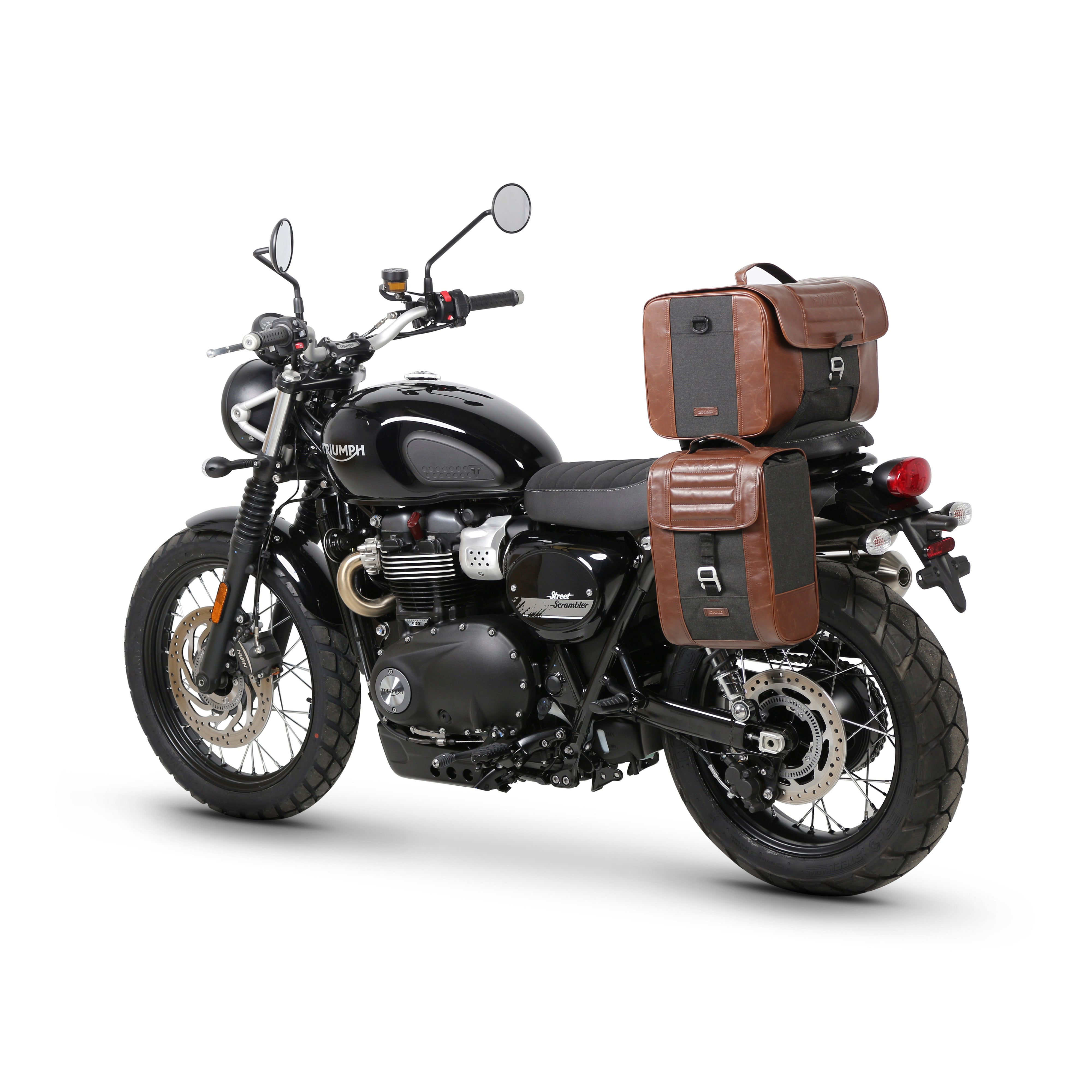 SR šoninio krepšio laikiklio tvirtinimo rinkinys TRIUMPH STREET SCRAMBLER 900