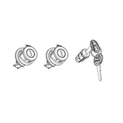 KEY KIT + 3 RED-KEY CYLINDERS