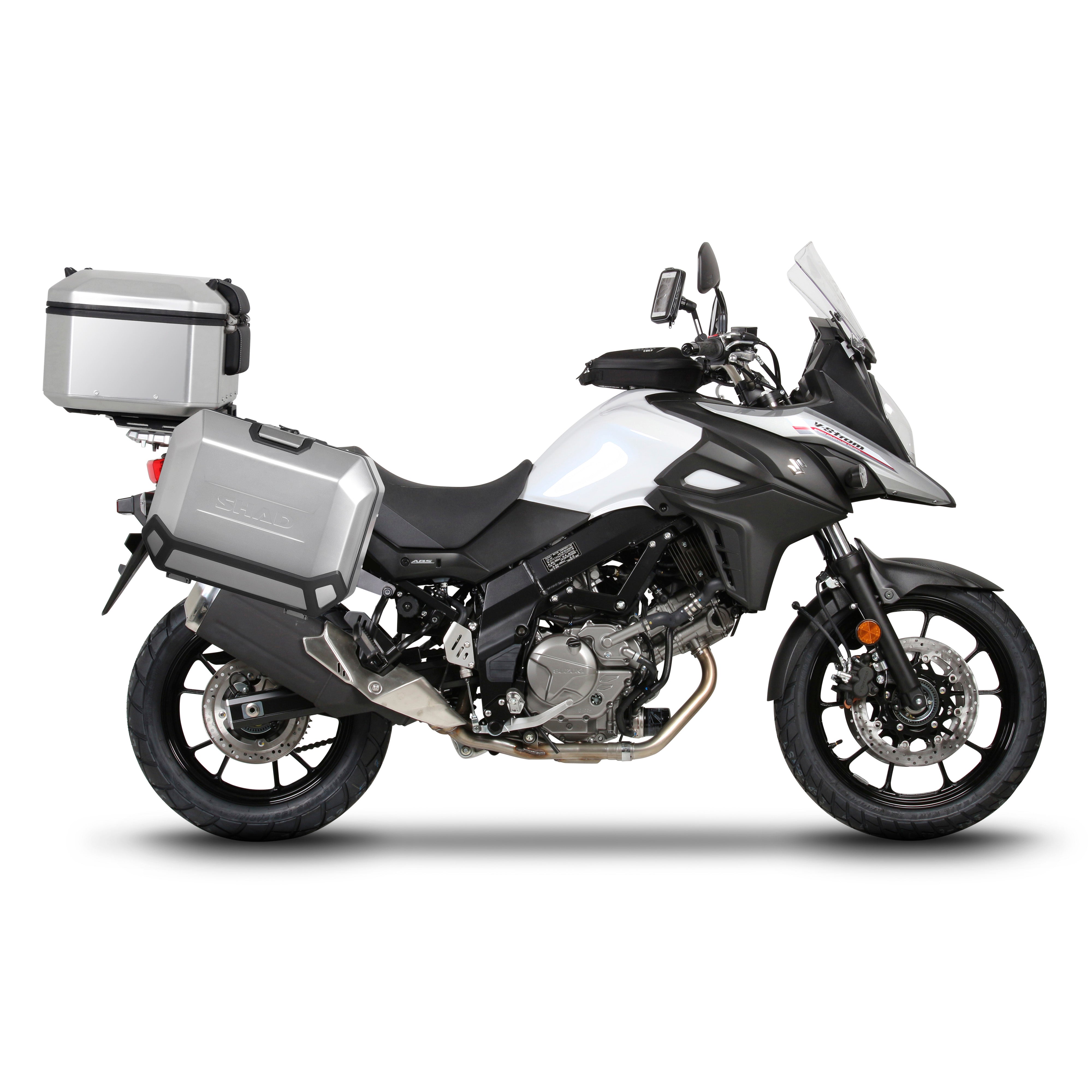 4P sistemos šoninio krepšio tvirtinimo rinkinys SUZUKI V-STROM 650