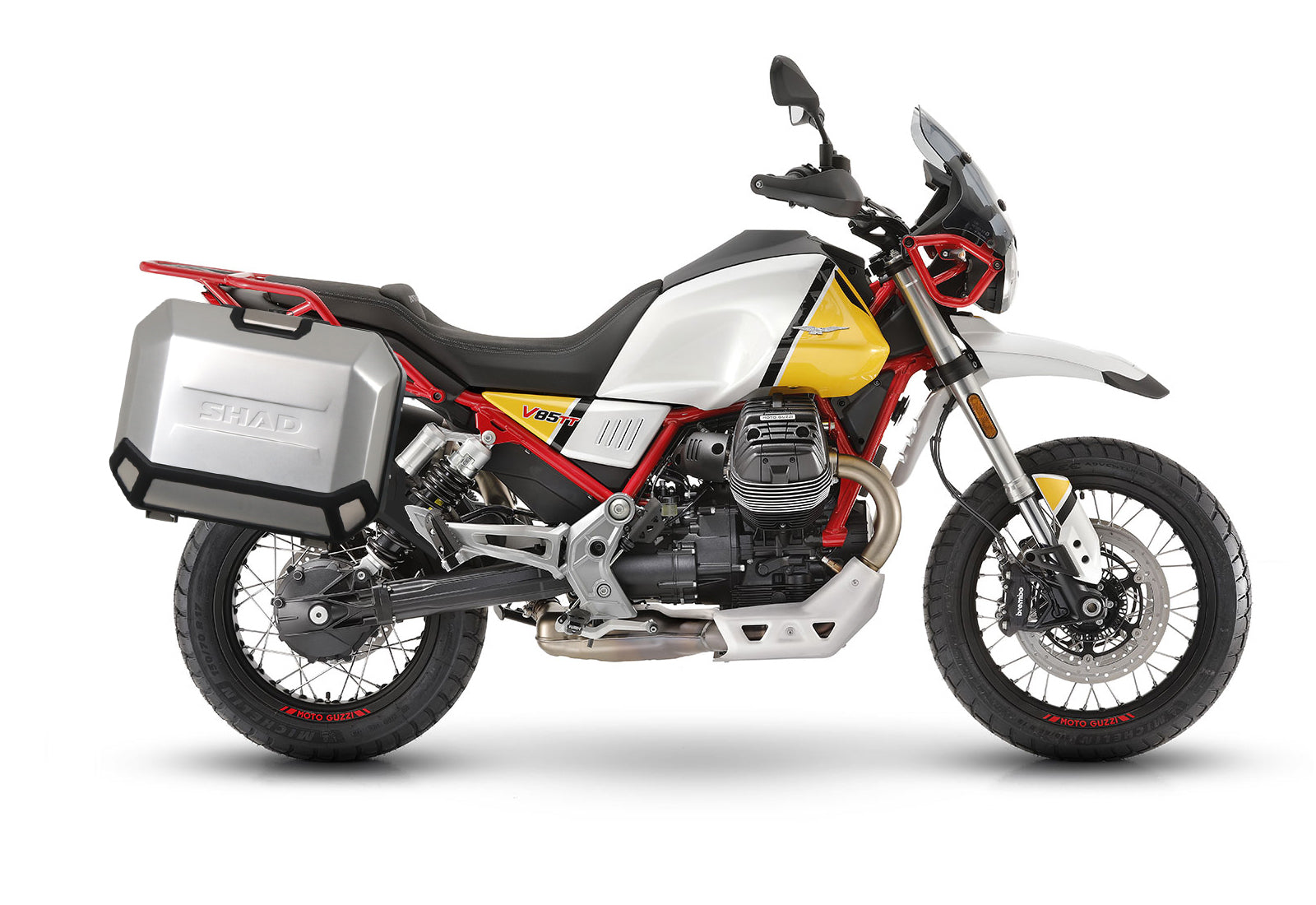 4P sistemos šoninio krepšio tvirtinimo rinkinys MOTO GUZZI V85TT
