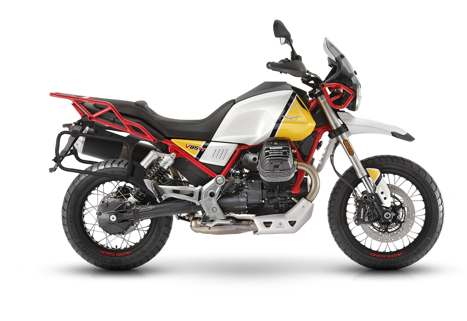4P sistemos šoninio krepšio tvirtinimo rinkinys MOTO GUZZI V85TT