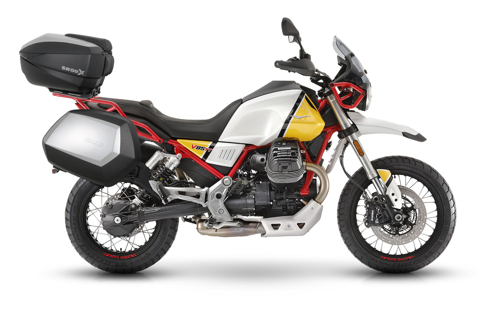4P sistemos šoninio krepšio tvirtinimo rinkinys MOTO GUZZI V85TT