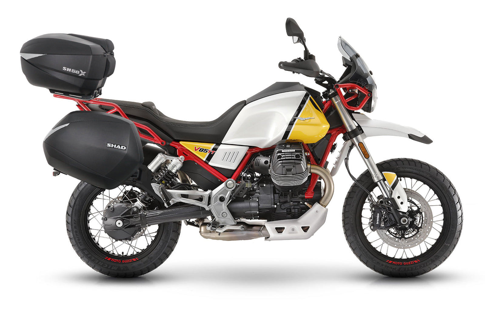 4P sistemos šoninio krepšio tvirtinimo rinkinys MOTO GUZZI V85TT