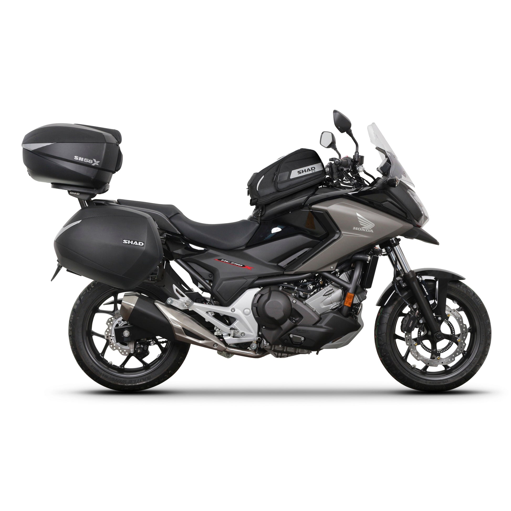 4P sistemos šoninio krepšio tvirtinimo rinkinys HONDA NC 750X