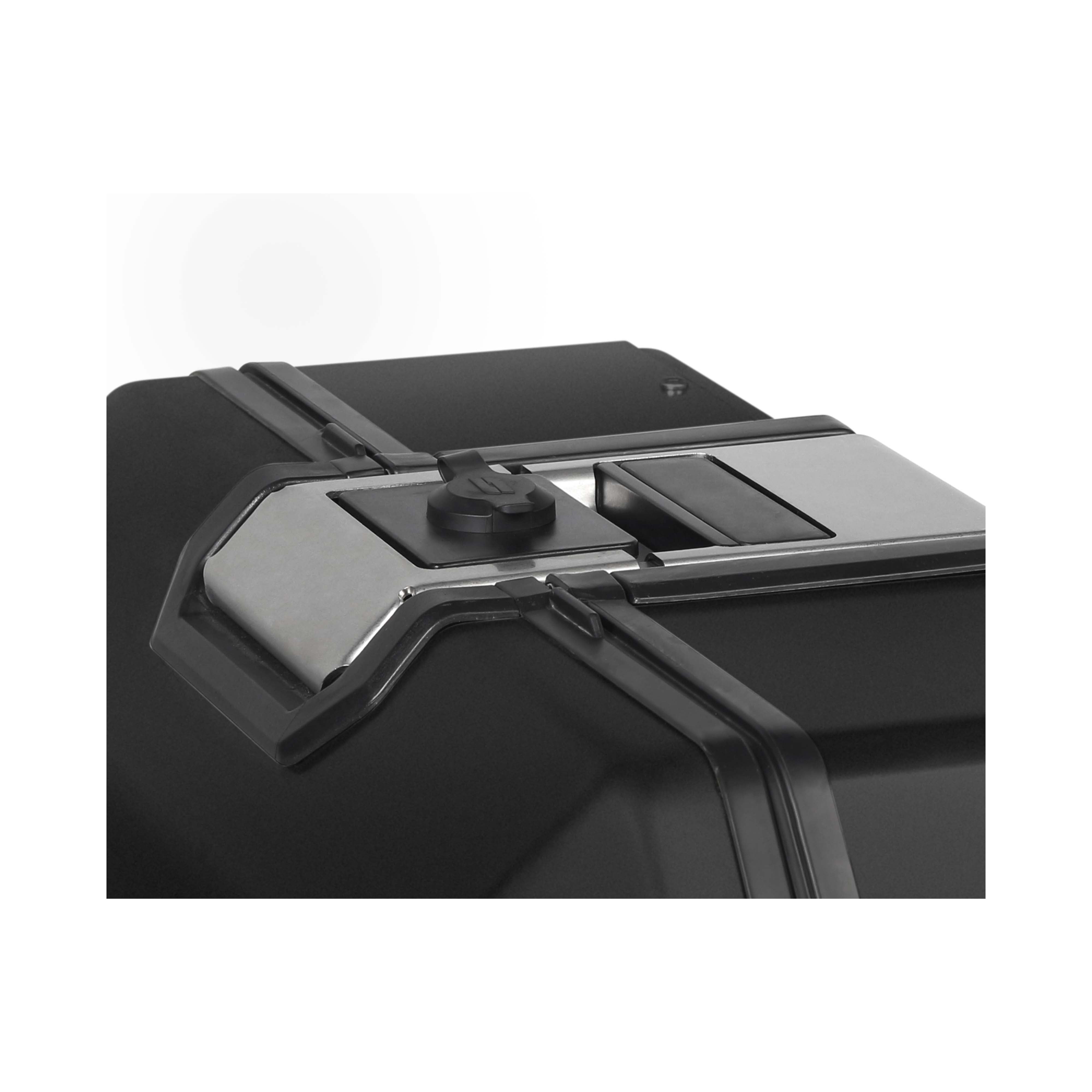 Kairysis šoninis krepšys TR36L TERRA BLACK EDITION