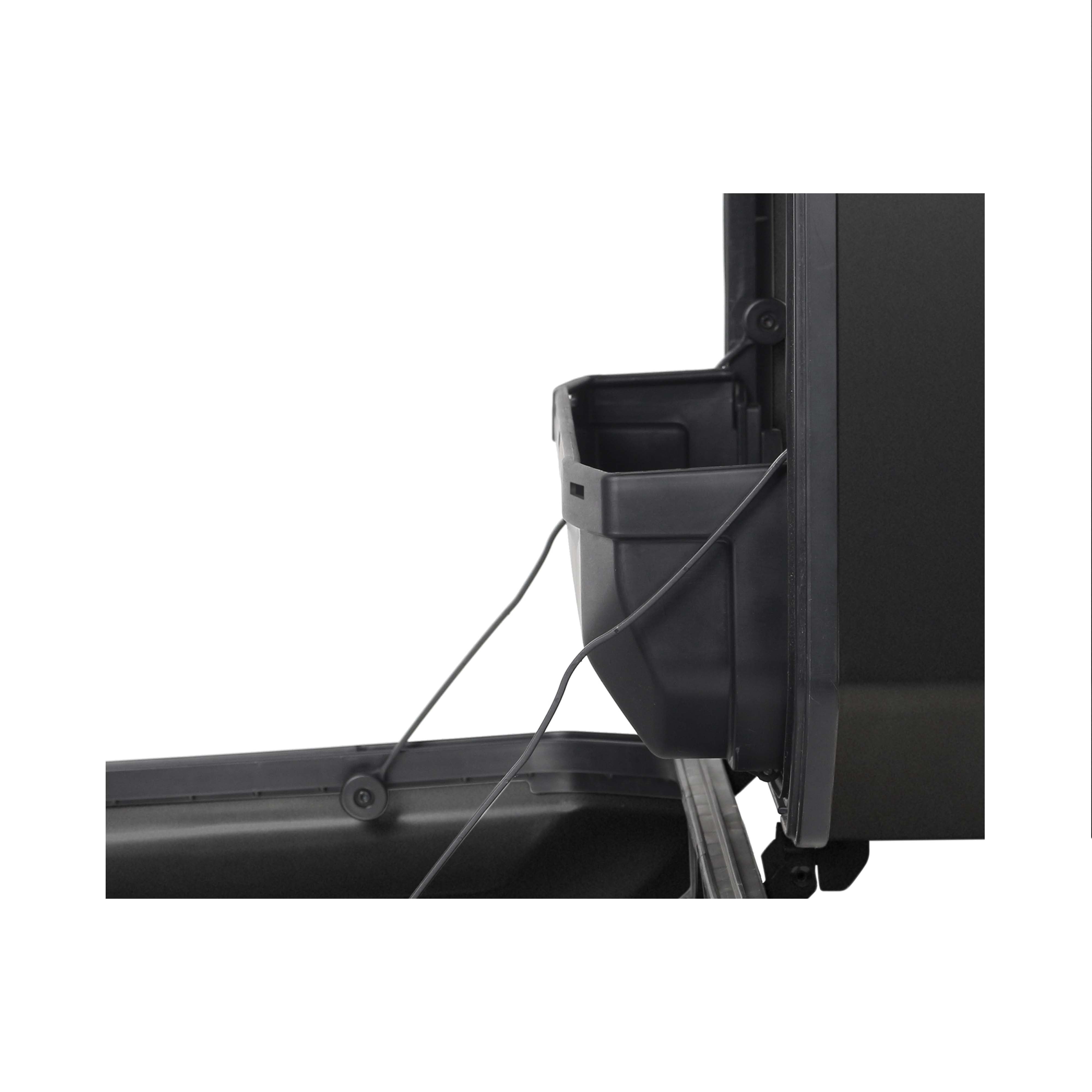 Kairysis šoninis krepšys TR36L TERRA BLACK EDITION