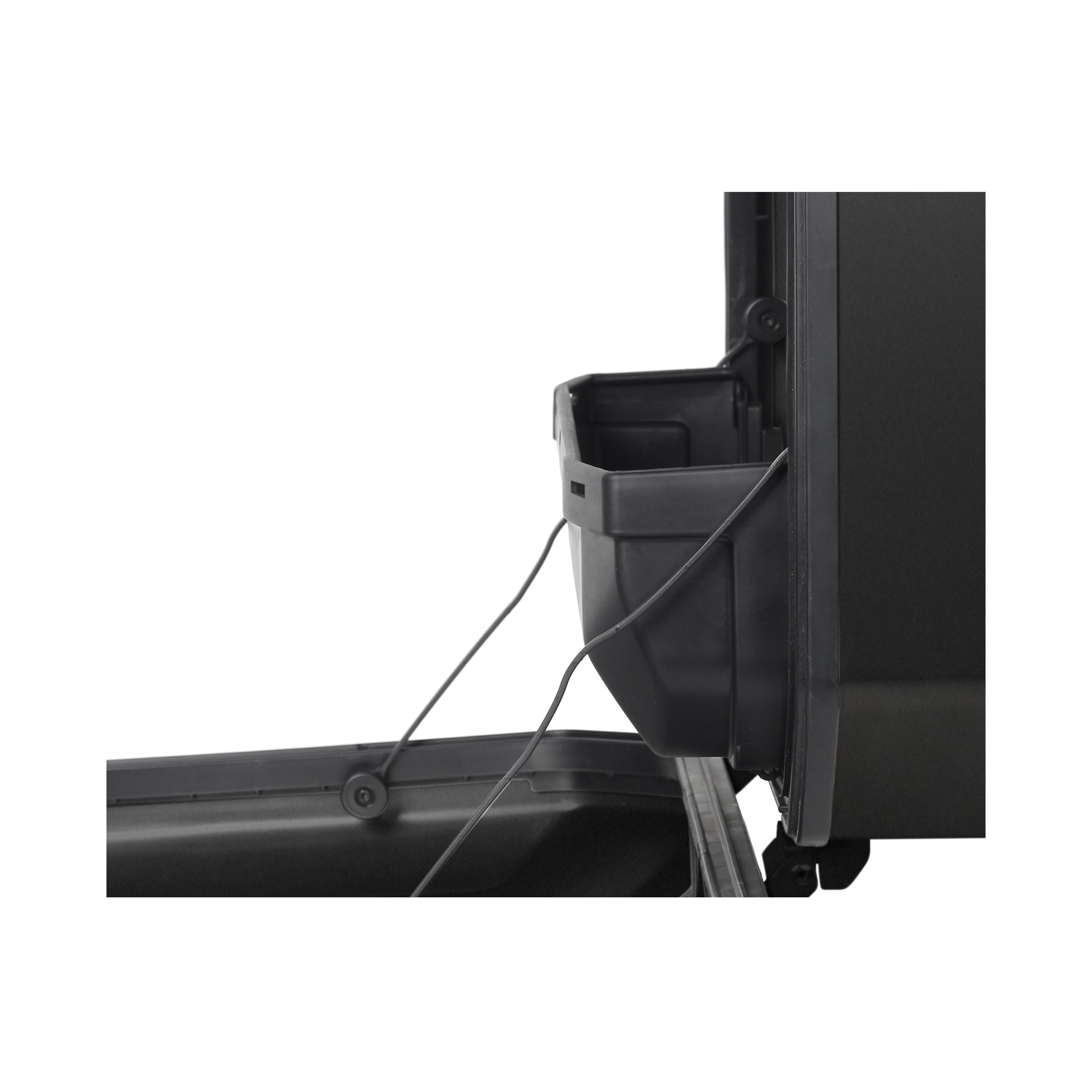 Kairysis šoninis krepšys TR47L TERRA BLACK EDITION