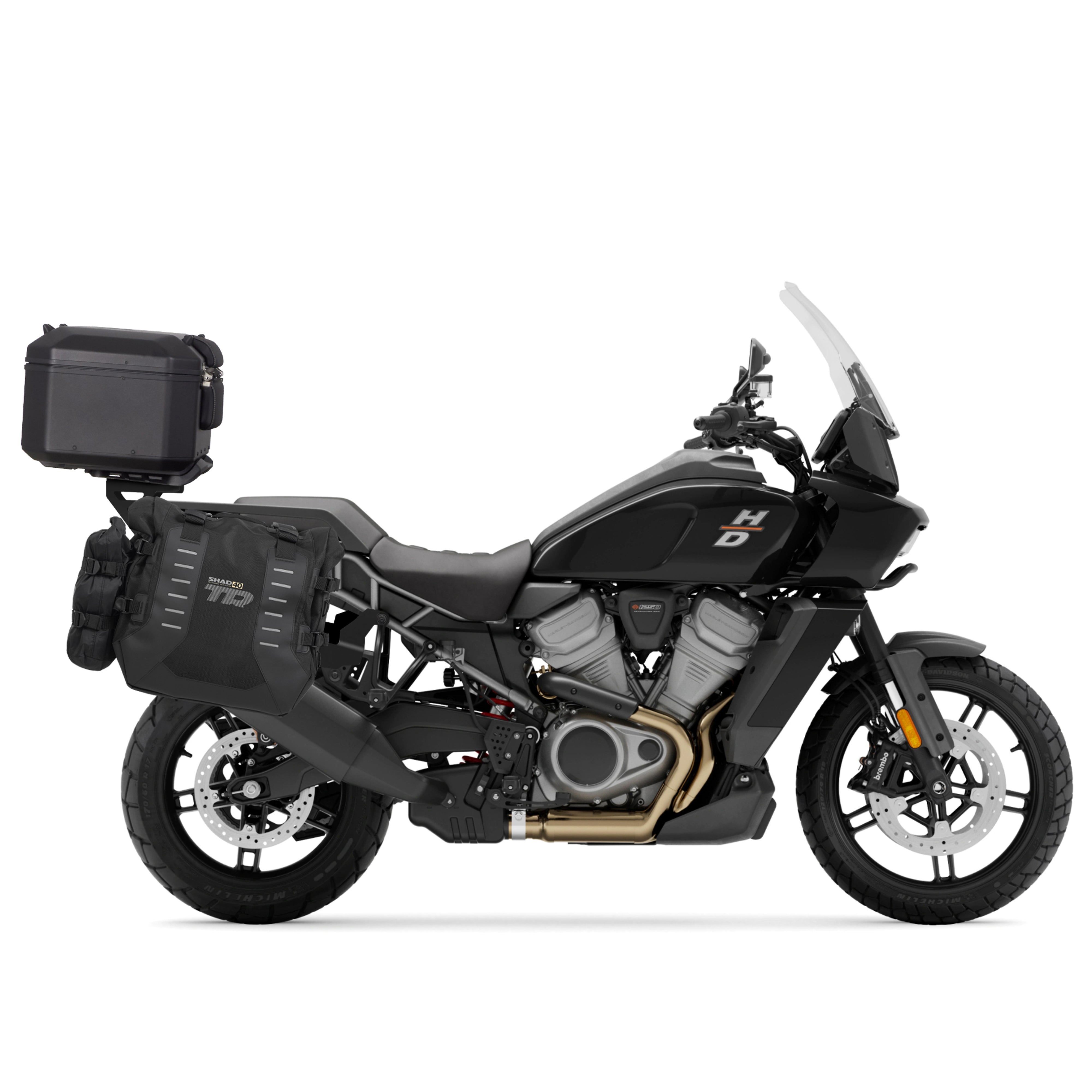4P sistemos šoninio krepšio tvirtinimo rinkinys HARLEY 1250 PAN AMERICA