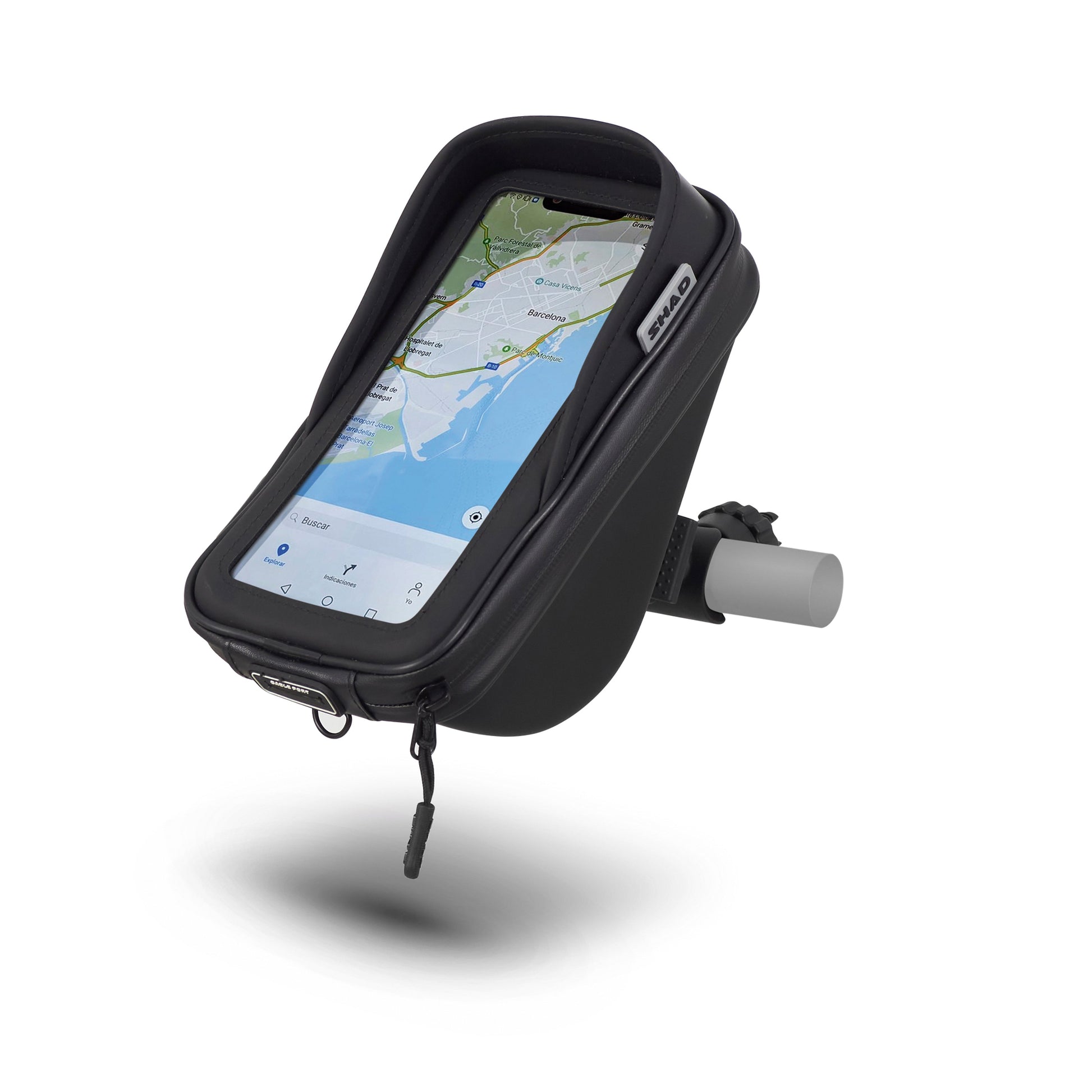 SMARTPHONE HOLDER SG76 WITH POCKET, 180 x 90 mm - HANDLEBAR