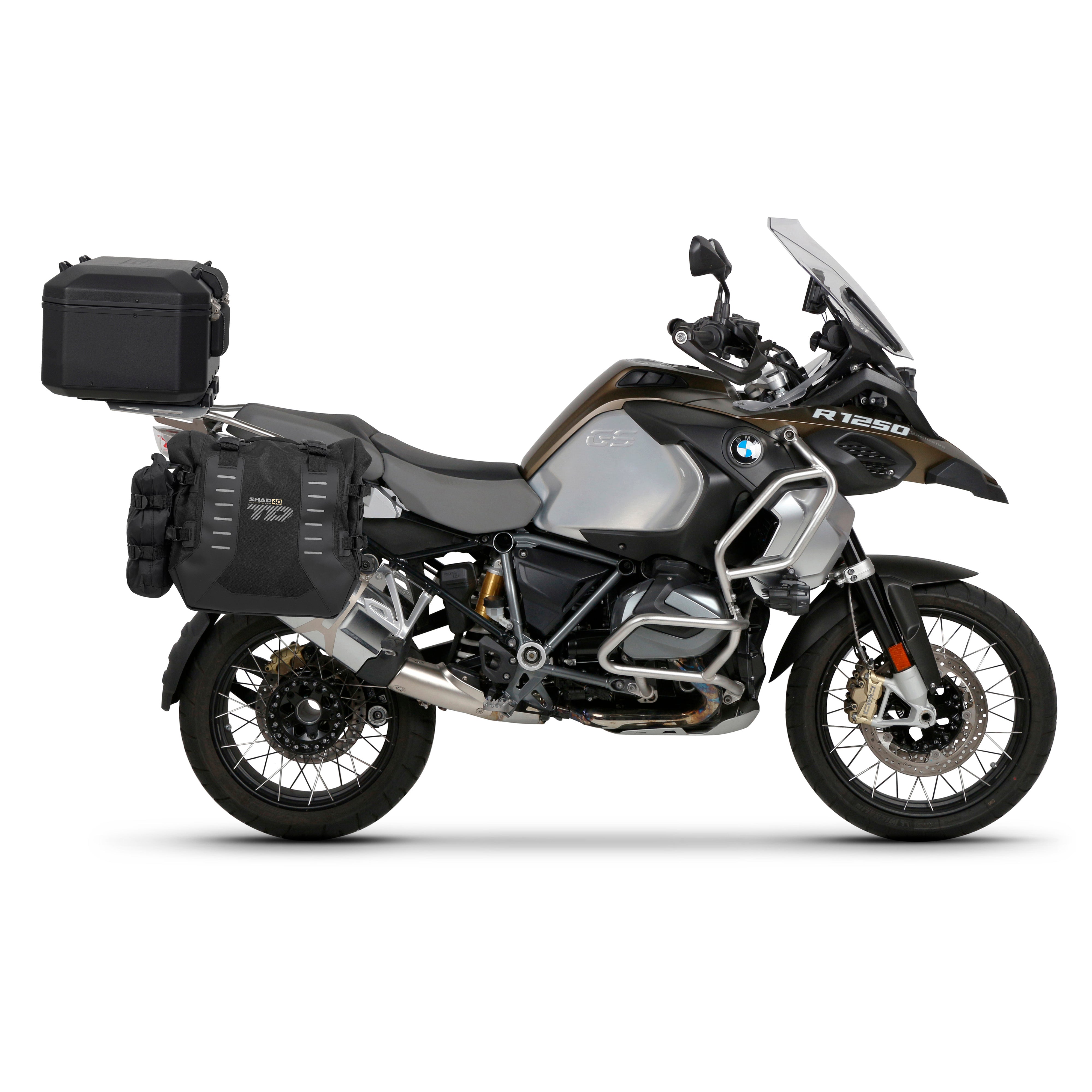 4P sistemos šoninio krepšio tvirtinimo rinkinys BMW R1200/R1250GS ADVENTURE