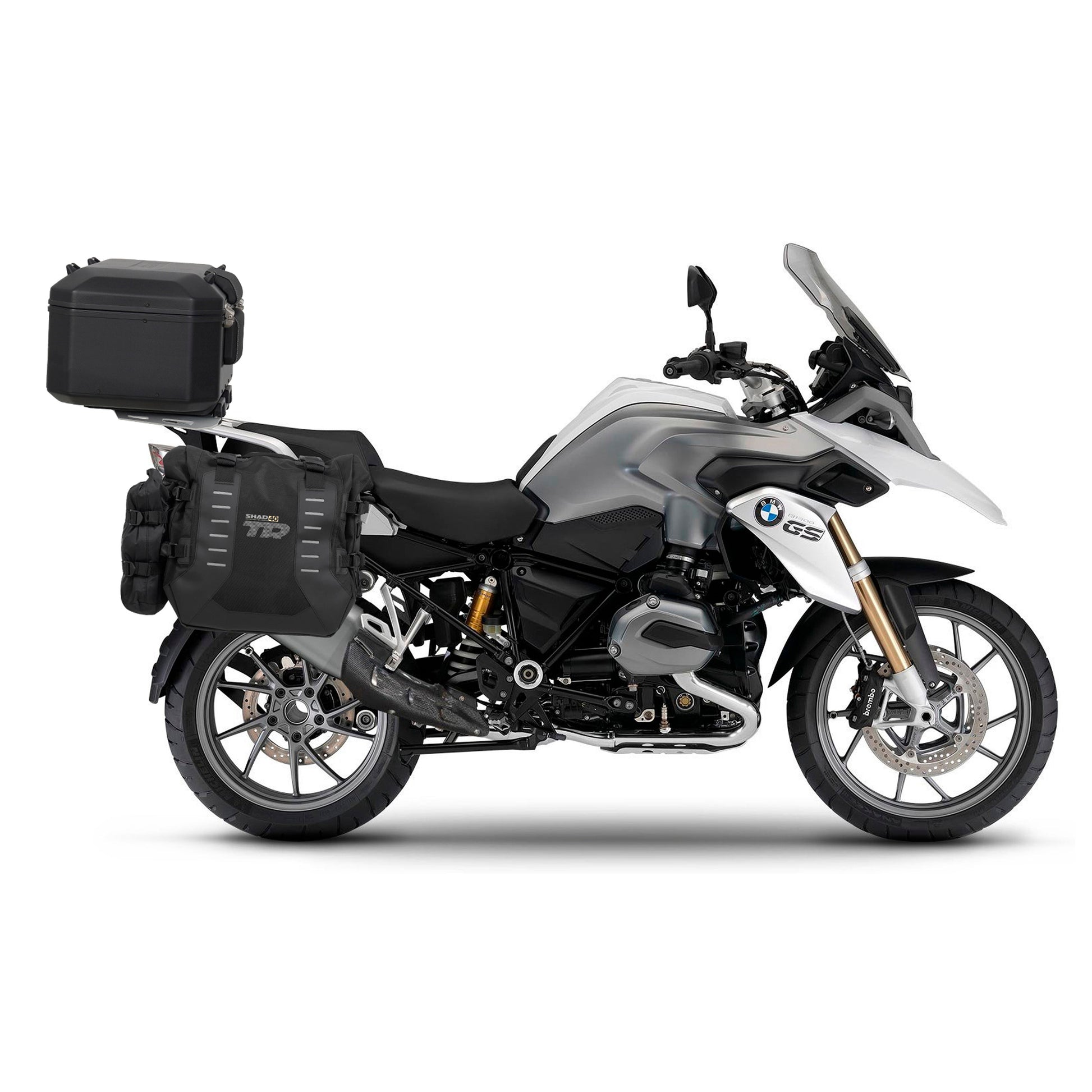 4P sistemos šoninio krepšio tvirtinimo rinkinys BMW R1200/R1250GS ADVENTURE