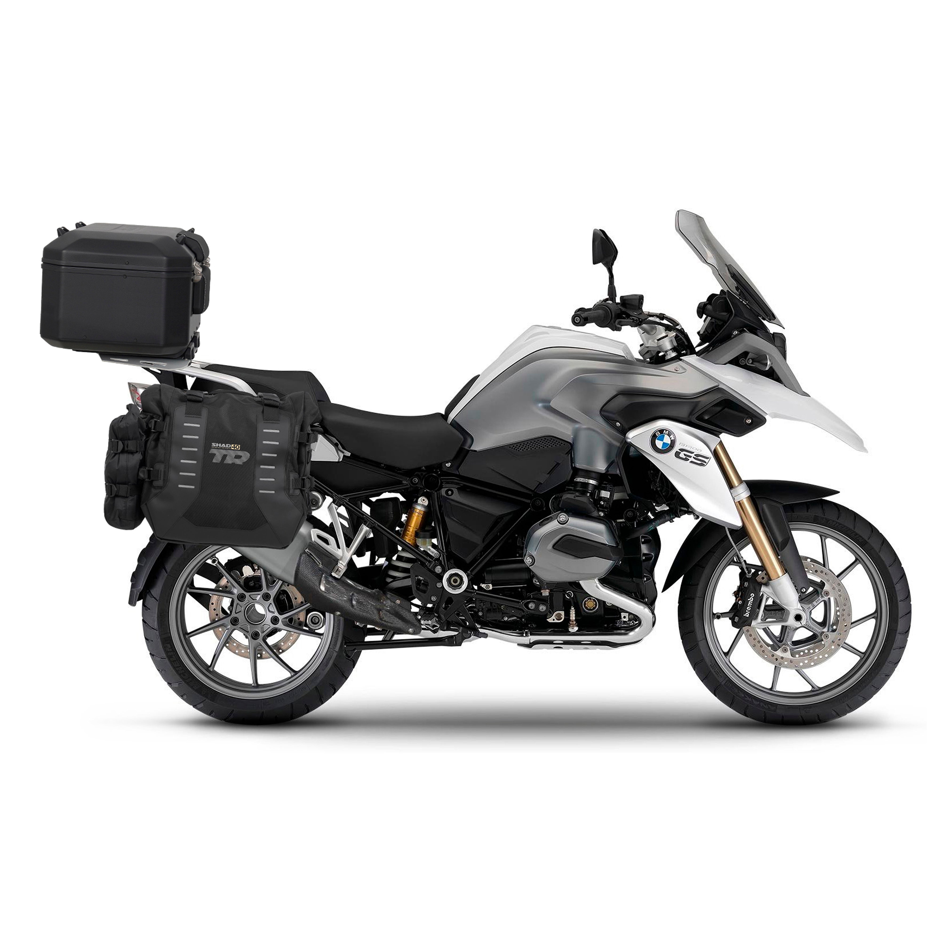 4P sistemos šoninio krepšio tvirtinimo rinkinys BMW R1200/R1250GS ADVENTURE
