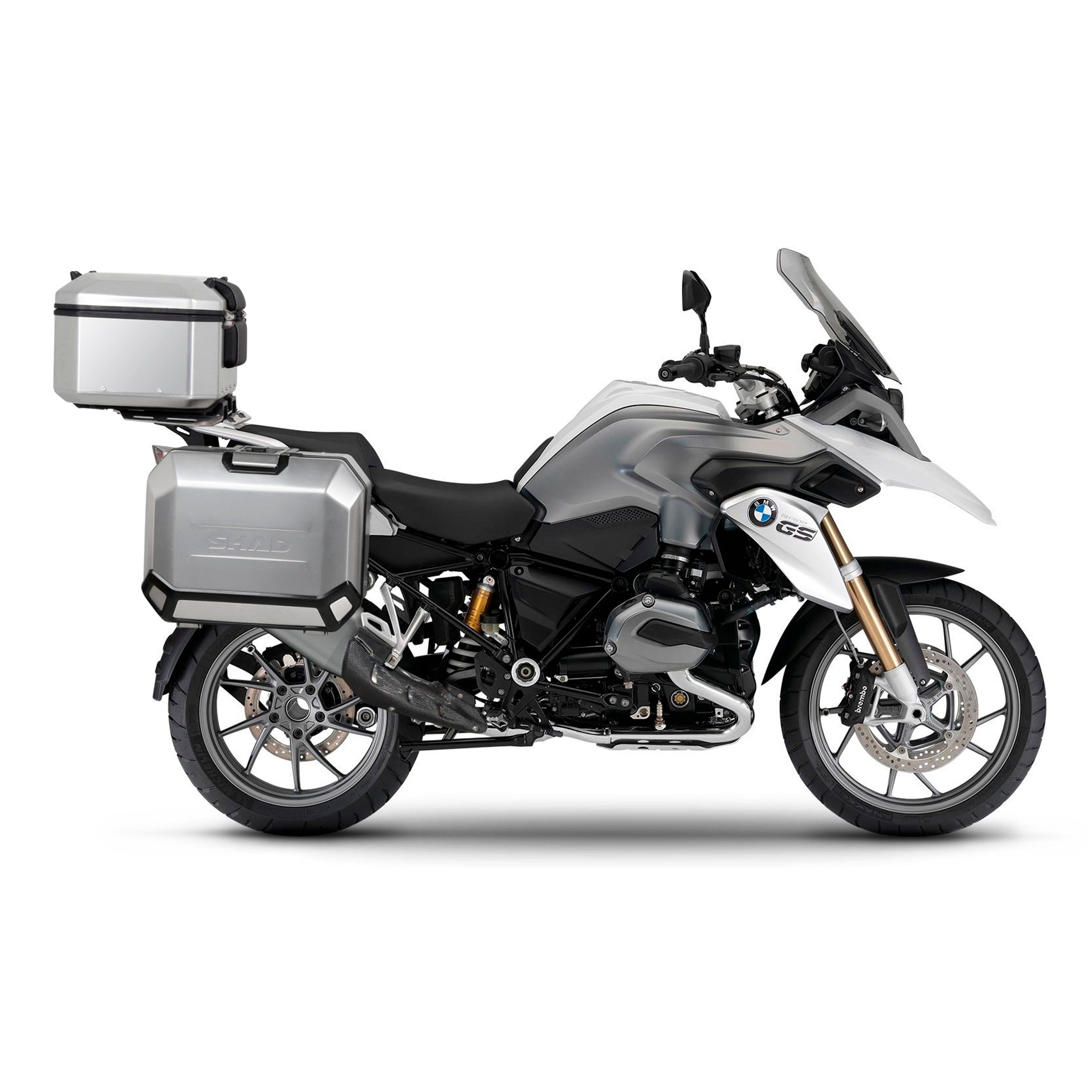 4P sistemos šoninio krepšio tvirtinimo rinkinys BMW R1200/R1250GS ADVENTURE