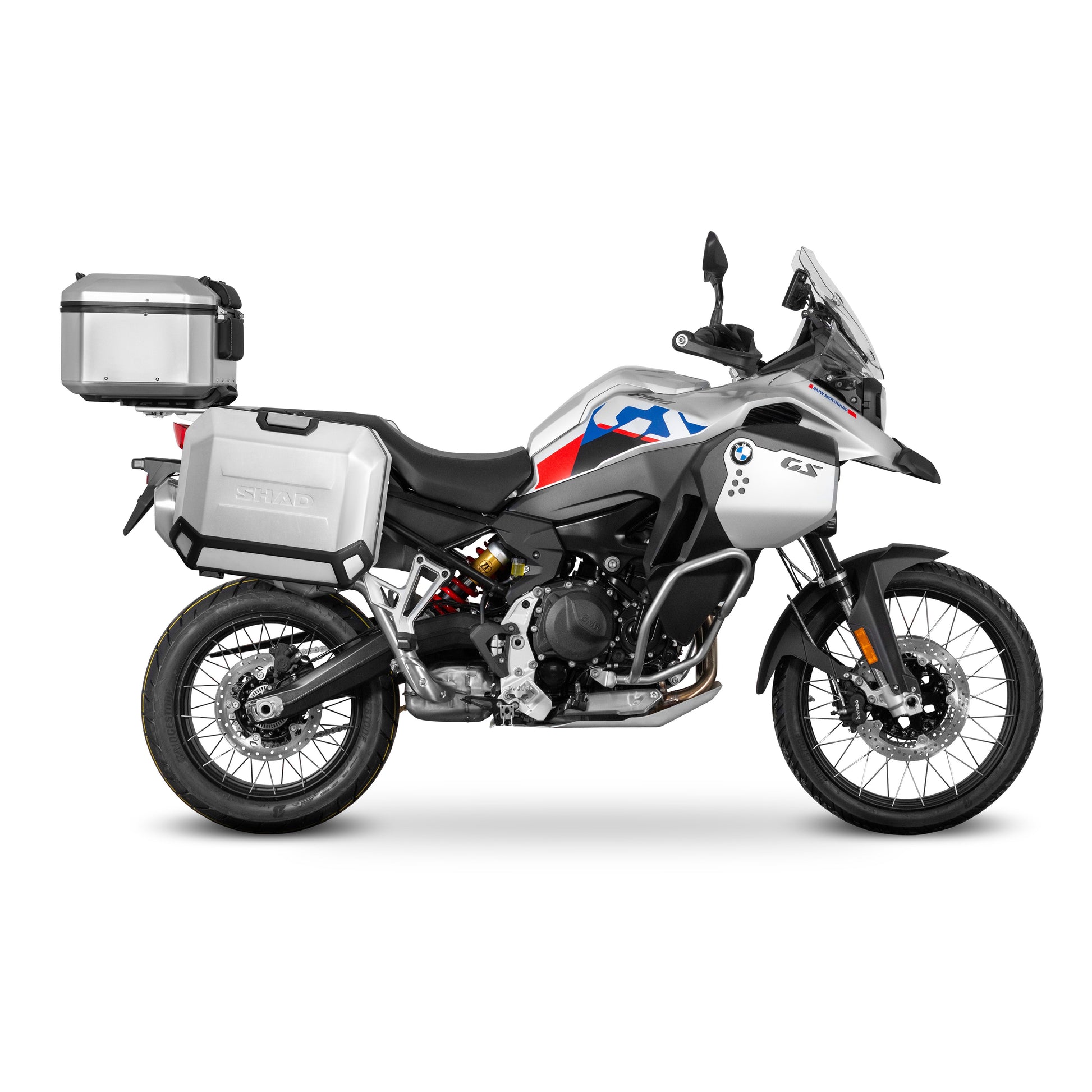 4P sistemos šoninio krepšio tvirtinimo rinkinys BMW F750GS/F800GS/F850GS/ADVENTURE/F900GS ADVENTURE