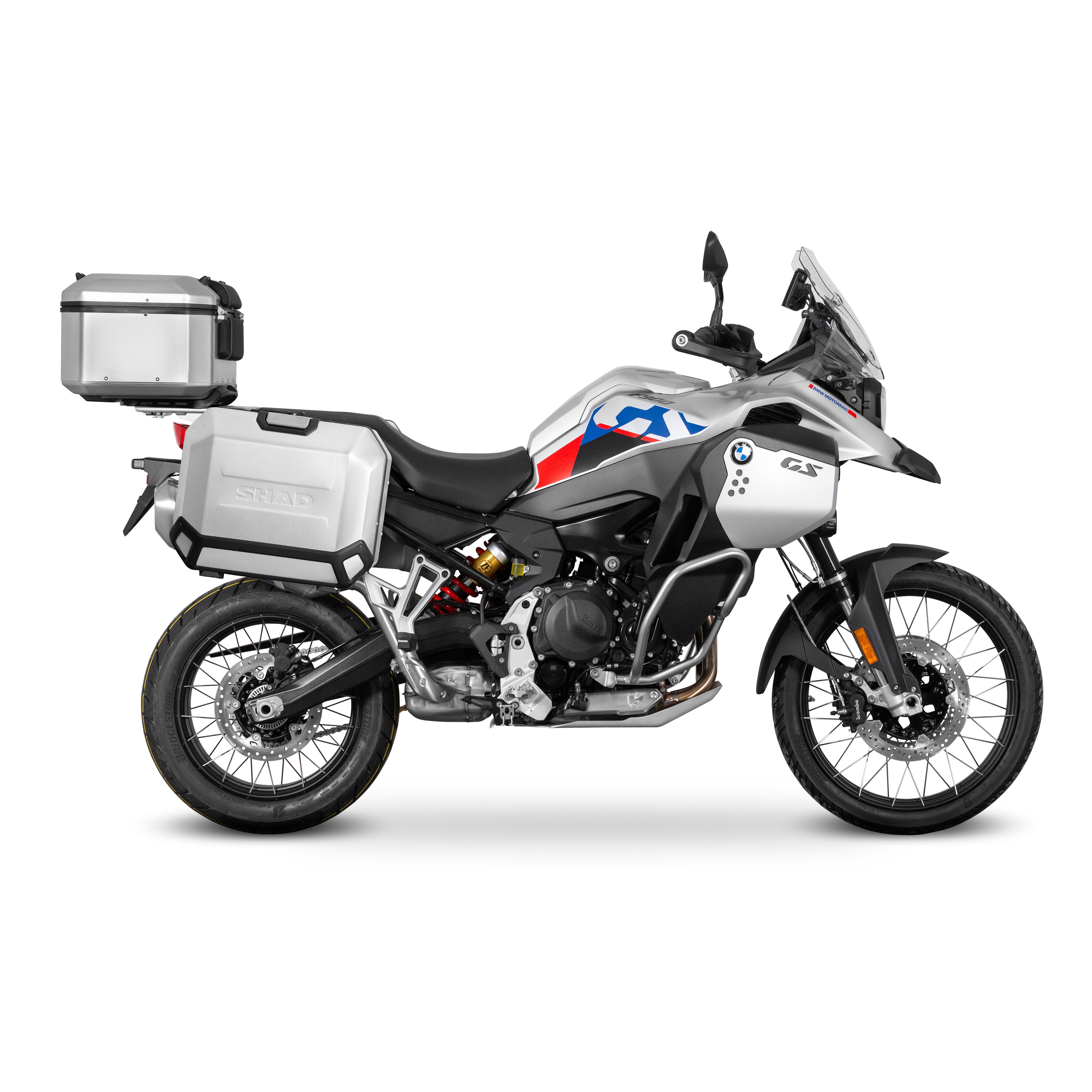 4P sistemos šoninio krepšio tvirtinimo rinkinys BMW F750GS/F800GS/F850GS/ADVENTURE/F900GS ADVENTURE