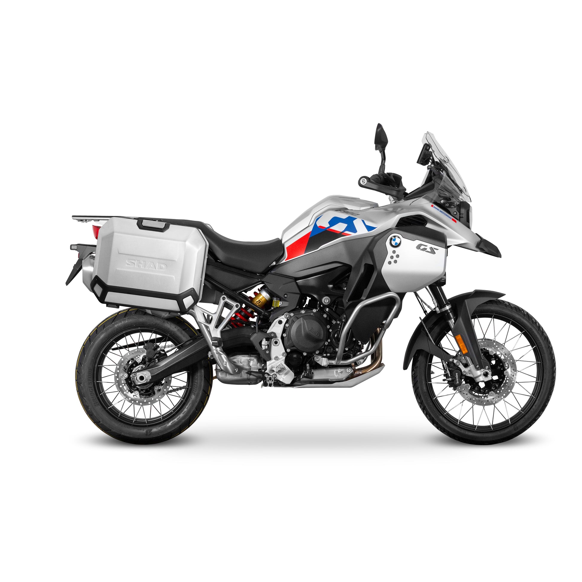 4P sistemos šoninio krepšio tvirtinimo rinkinys BMW F750GS/F800GS/F850GS/ADVENTURE/F900GS ADVENTURE