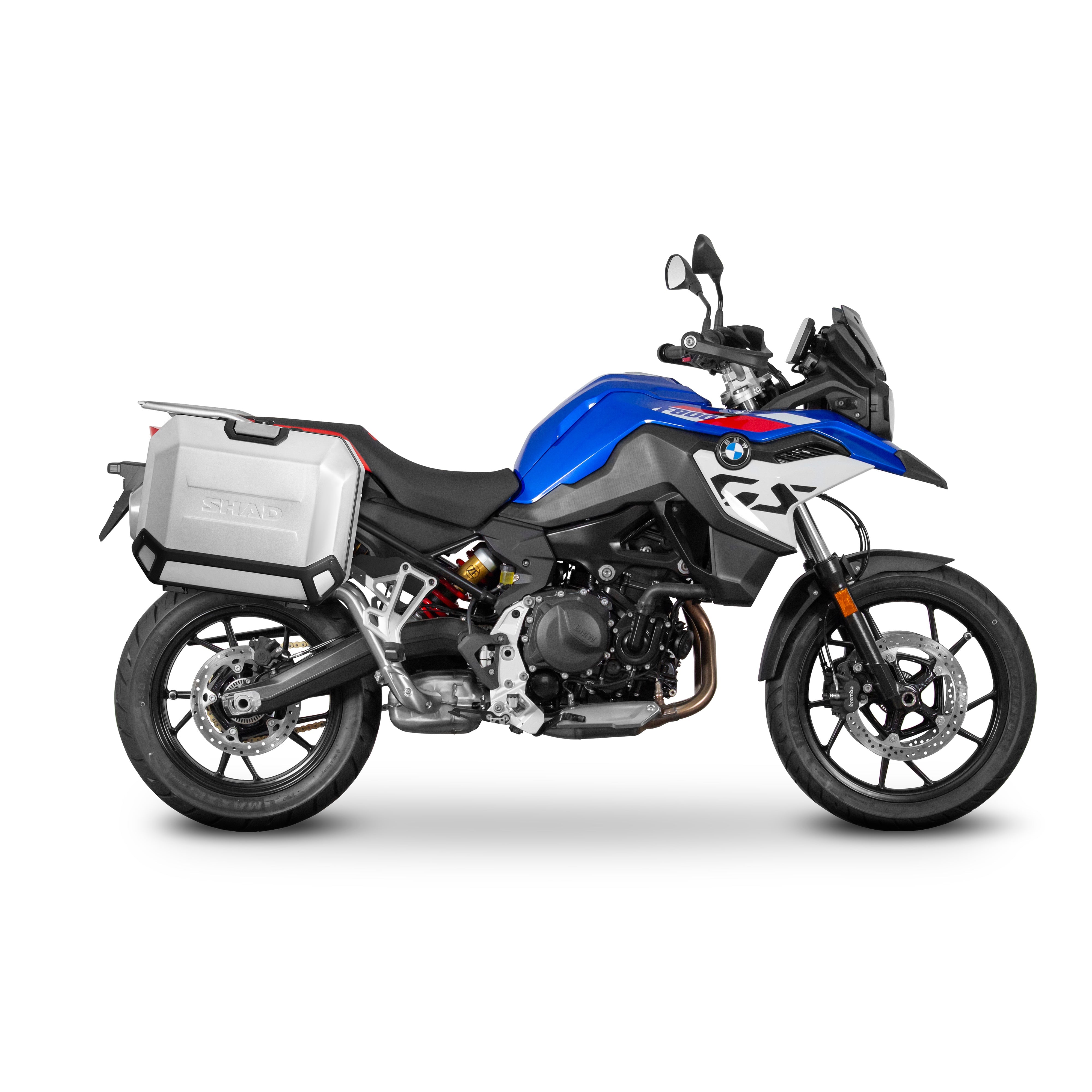 4P sistemos šoninio krepšio tvirtinimo rinkinys BMW F750GS/F800GS/F850GS/ADVENTURE/F900GS ADVENTURE