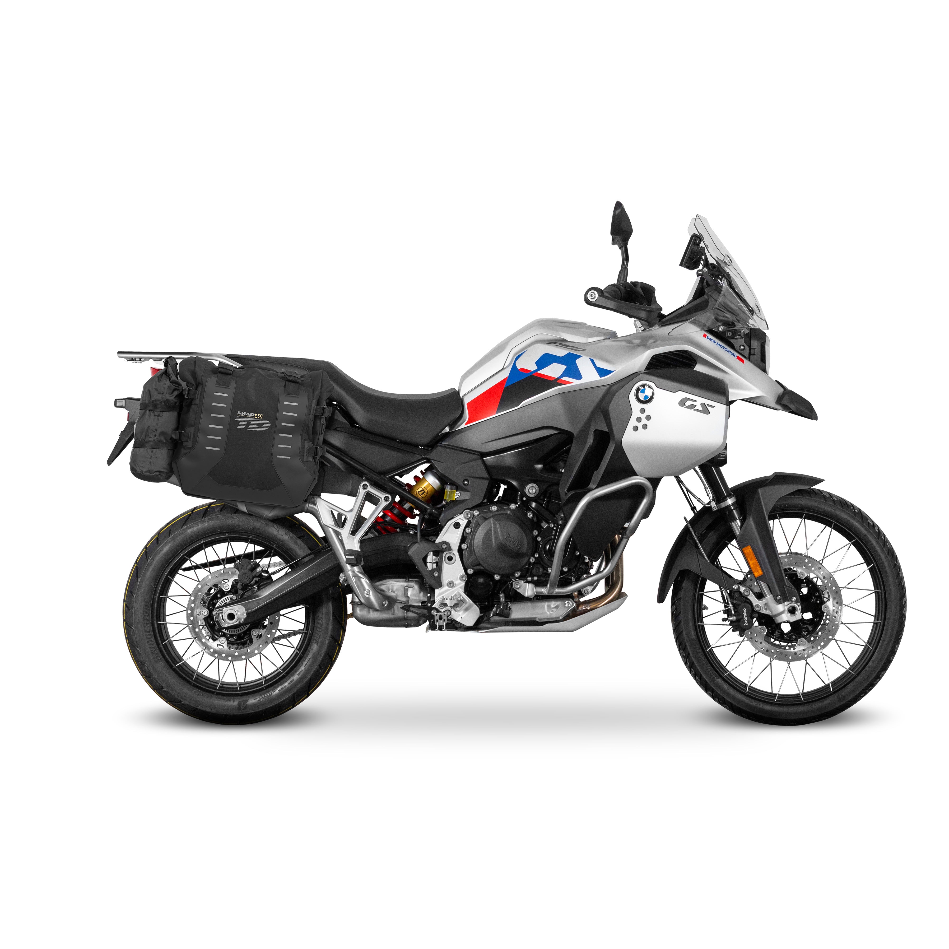 4P sistemos šoninio krepšio tvirtinimo rinkinys BMW F750GS/F800GS/F850GS/ADVENTURE/F900GS ADVENTURE