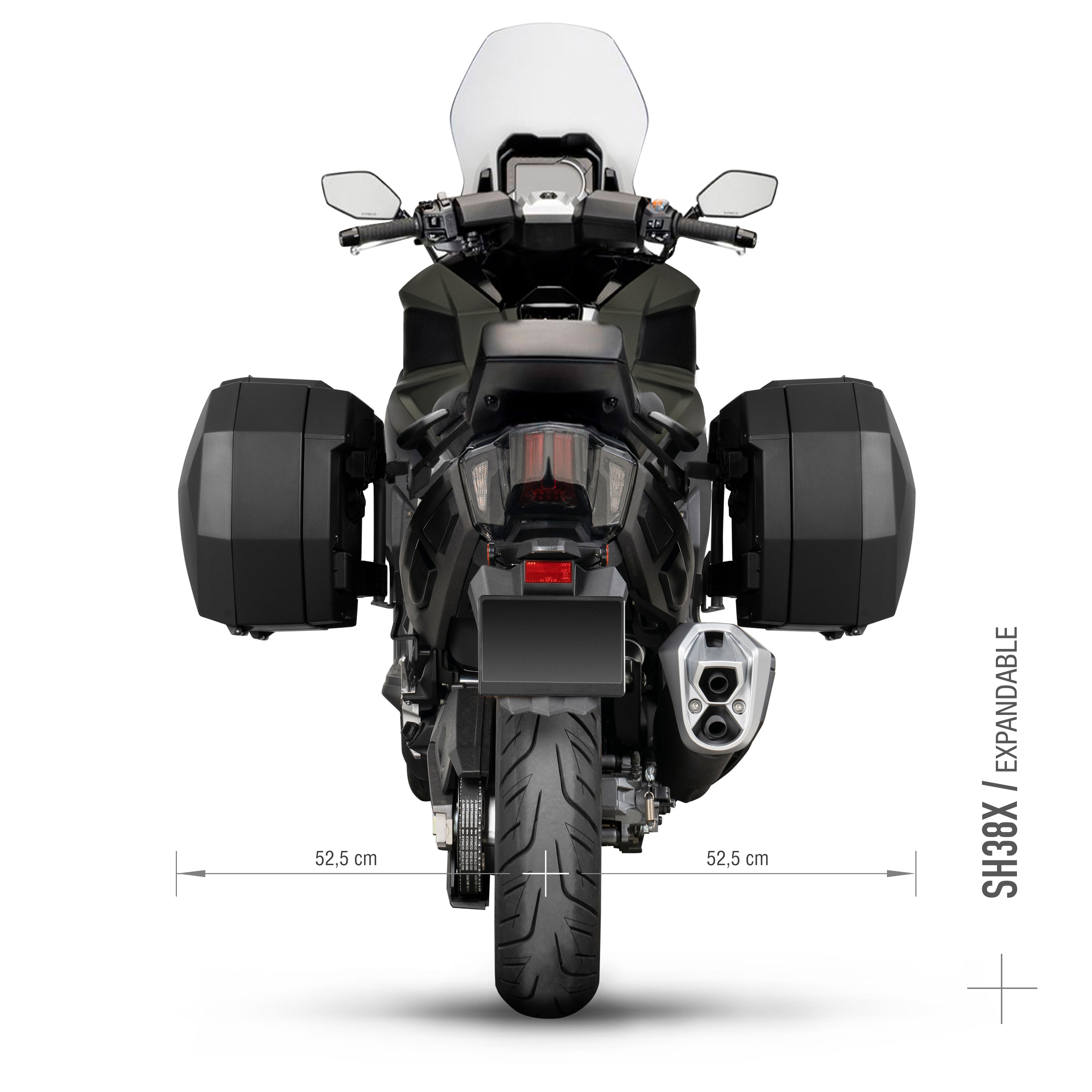 3P sistemos šoninio krepšio tvirtinimo rinkinys KYMCO CV3 550