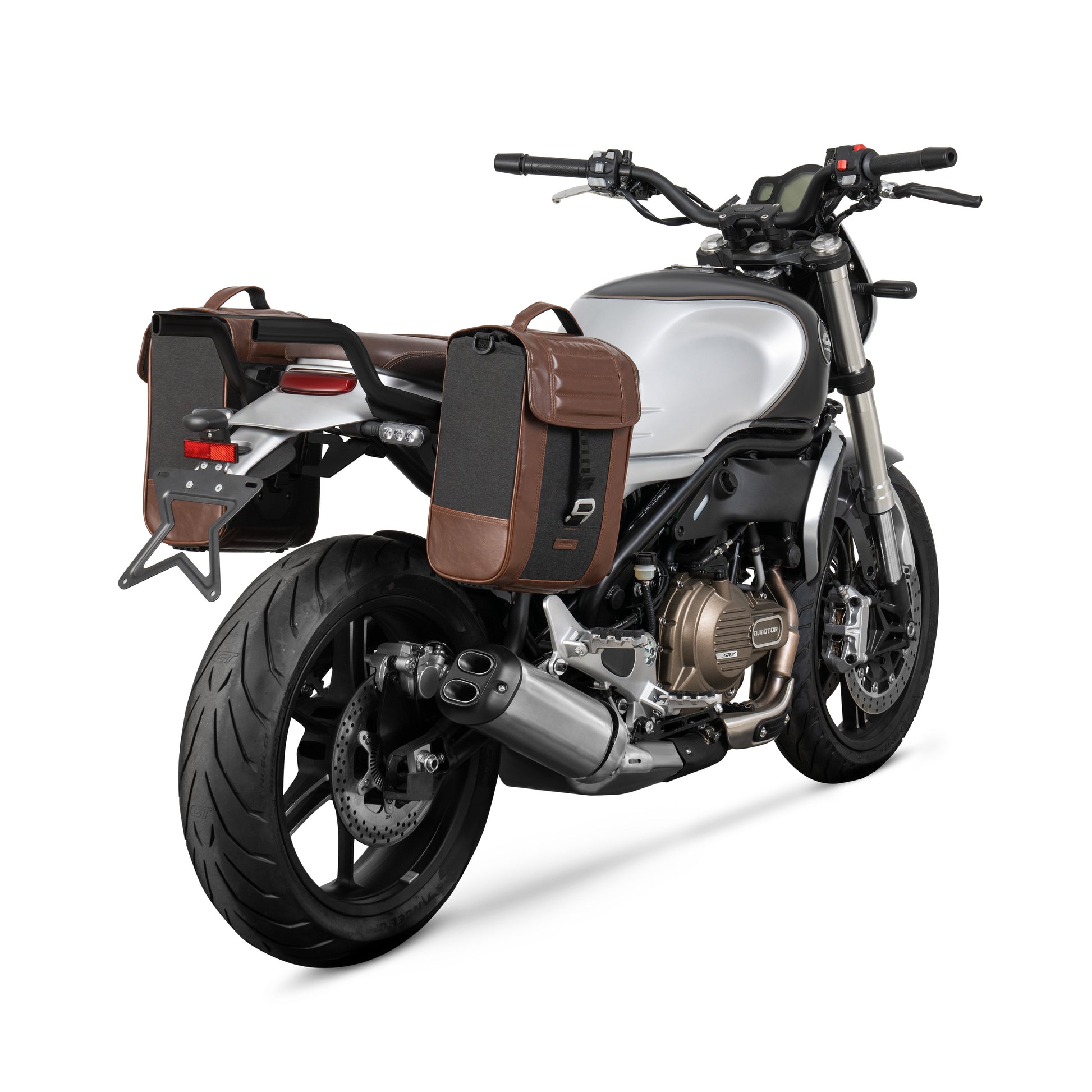 SR šoninio krepšio laikiklio tvirtinimo rinkinys MOTO QJ MOTOR SRV550